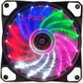 RGB Rainbow Color Computer Cooling Fan 120mm Multi-Style Desingns Options. 