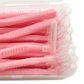 40Pcs L-Type 0.6MM Orthodontic Toothbrush Interdental Brushing Brush Clearance Brush Cleaner. 