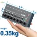Mini Audio Mixer Audio Mixer for Club Guitars Bass Keyboards Mixer Recording. 