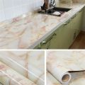 Marble Self Adhesive Wallpaper Roll Wall Stickers Decorative Vinyl Paper Kitchen Table Living Room Bathroom Decal Furniture Film. 