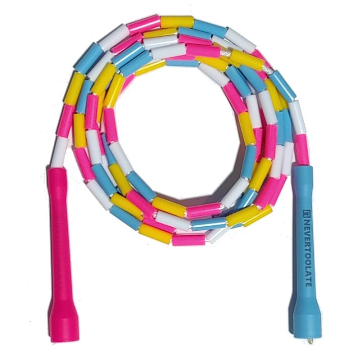 LibiNEVERTOOLATE%204.5MM%20core%20150%20gram%20heavy%20beaded%20coach%20chris%202.9m%20hard%20bead%20beaded%20rope%20fitness%20freestyle%20skipping%20jump%20rope%20-%20Image%205