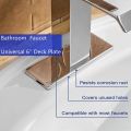 Stainless Steel Sink Base Decorative Panel Faucet Plate Hole Cover Faucet Deck Plate Tap Cover Deck Plate Bathroom Faucet Escutcheon Plate. 