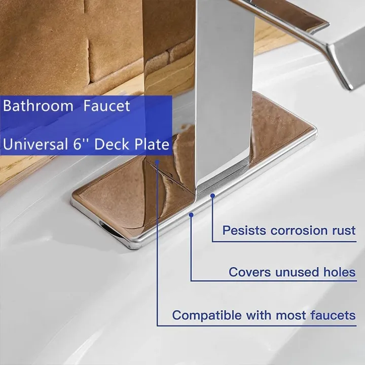 Stainless%20Steel%20Sink%20Base%20Decorative%20Panel%20Faucet%20Plate%20Hole%20Cover%20Faucet%20Deck%20Plate%20Tap%20Cover%20Deck%20Plate%20Bathroom%20Faucet%20Escutcheon%20Plate%20-%20Image%206