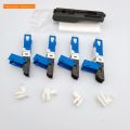 5 pcs ESC250D FTTH UPC Single-Mode Fiber Optic SC UPC Quick Fast Field Assembly Connector For Drop Cable. 