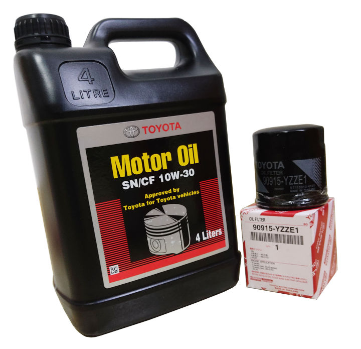 Toyota Car Service Pack 10W30 4L Oil With C110 Oil Filter
