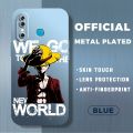 Infinix Hot8 New world One Piece Luffy Pattern Soft Case Phone Casing Camera Lens Protector Full back Cover simple Silicone Cases. 
