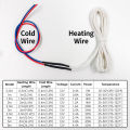 Minco Heat 0.5~8m Used For Electric Heating Blanket/Heating Pad/Ground Mat/Clothes 12V Silicone Rubber Low Voltage Wire. 