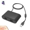 Multiplayer Gaming Adapter Zero Latency Wireless Controller Adapter for Switch Plug-and-play Usb Game Controller Adapter with 2 Ports No Lag Buyers' Choice Turbo Boost Adapter. 