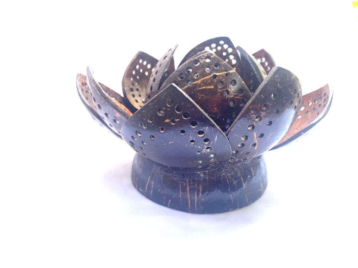 decorative flower made from coconut shells, Traditional / Rustic ...
