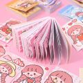 [New Products Ready Stock] Kawaii Girl Sticker Flakes For Scrapbook DIY Design Stationery Journal 400 Sheets Non-Repetitive Mini Doudoubook Small Pattern Cute Stickers Girls Handbook. 