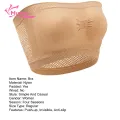 Muses Mall Strapless Padded Bra Seamless Strapless Push Up Bandeau Bra Anti-slip Wireless Padded Tube Top for Women Invisible Underwear with Solid Color Elastic Design Buyers' Favorite Invisible Bra. 