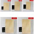 25pcs 13x21CM (150g -250g) Brown Kraft Paper With Aluminum Foil Laminated Double Layer Standup Ziplock Without Window Pouch Bags For Tea, Coffee Dried Food, Candy, Species & Nuts Etc.. 