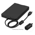 USB External Floppy Disk Drive Portable 3.5 inch Floppy Disk Drive USB Interface Plug and Play Low Noise for PC Laptop Black. 