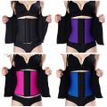Adjustable Hook Waist Slimming Belt Corset Zipper Sauna Belt Cellulite Cincher Body Shaper Belly Tummy Abdomen Control Burn Fat. 