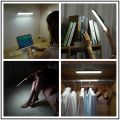 【ZOSR】LED Makeup Mirror Light USB 3W Portable Vanity Lights Eye Protection Hanging Magnetic Bathroom Dressing Table Desk Lamp. 