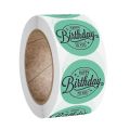 Design Birthday Kid Round Paper Label For Envelope 50-500Pcs Style Diy Multi Sealing Stickers Sticker S Happy Stationery(Qy769-100Pcs). 