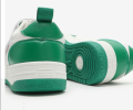 Lace Up Court Sneakers Green. 
