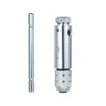 Adjustable T-Handle Ratchet Tap Holder Wrench with 5pcs M3-M8 Machine Screw Thread Metric Plug Tap. 