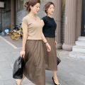 Hong Kong Style Lightly Mature Adult Lady like Woman Skirt Matching Set New Summer Two Pieces 2024 Women's Clothing High-Grade Sense Suit Younger. 