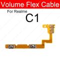 Power Volume Button Flex Cable For Oppo Realme C1 C2 C3 C11 C12 C15 C17 Side Volume Power Mini Keys On OFF Ribbon Spare Parts. 
