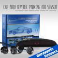 Premium Parking Reverse Sensor Kit with Digital Display and Step-up Alarm (Black Colour Sensors). 