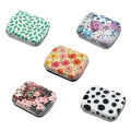 1Pcs-Mini Empty Tins Metal Hinged Container Tin Box Portable Home Organizer Jewelry Collect Small Storage Container Kit. 