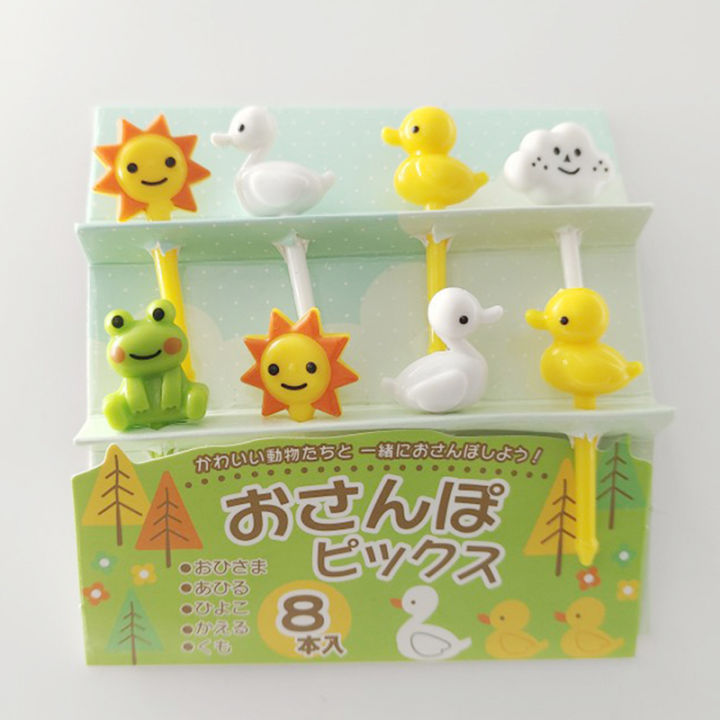 8pcs%20Animal%20Fruit%20Fork%20Food%20Grade%20Plastic%20Mini%20Cartoon%20Kids%20Cake%20Fruit%20Toothpick%20Bento%20Lunch%20Bento%20Accessories%20Party%20Decoration%20Bawei%20-%20Image%204