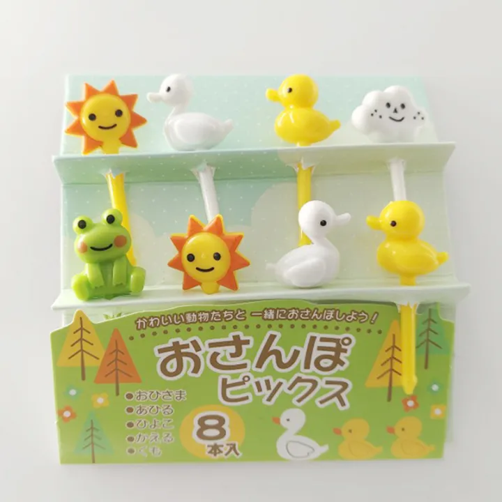 8pcs%20Animal%20Fruit%20Fork%20Food%20Grade%20Plastic%20Mini%20Cartoon%20Kids%20Cake%20Fruit%20Toothpick%20Bento%20Lunch%20Bento%20Accessories%20Party%20Decoration%20-%20Image%204