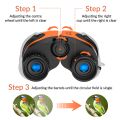 APEXEL 8X21 Children Telescope Binoculars Compact Shock Proof Kid Telescope for Bird Watching Tourism Camping Birthday Gift Toys. 