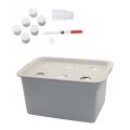 Indoor 6 Holes Hydroponic System Soilless Cultivation Plant Nursery Box Grow Kit. 