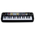 37 Key Small Electronic Keyboard Piano Musical Toy Mic Records for Children 3737 - Black. 