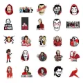 20/40/60 pcs of Money Heist Stickers TV Series Stickers for laptop skateboards. 