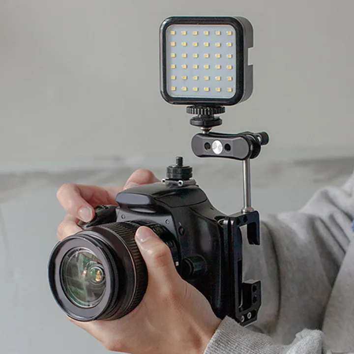 Mini%20Articulating%20Arm%20Aluminum%20Alloy%20Compact%20Wide%20Compatibility%201/4in%20Screw%20Hole%20Portable%20Articulating%20Arm%20for%20LED%20Video%20Light%20-%20Image%203