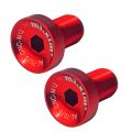 JAERBEE Xim 2Pcs Bicycle Bottom Bracket M12 Crankset Screw Road Bike Crankset Crank Arm Fixing Bolts Bike Screws Red. 