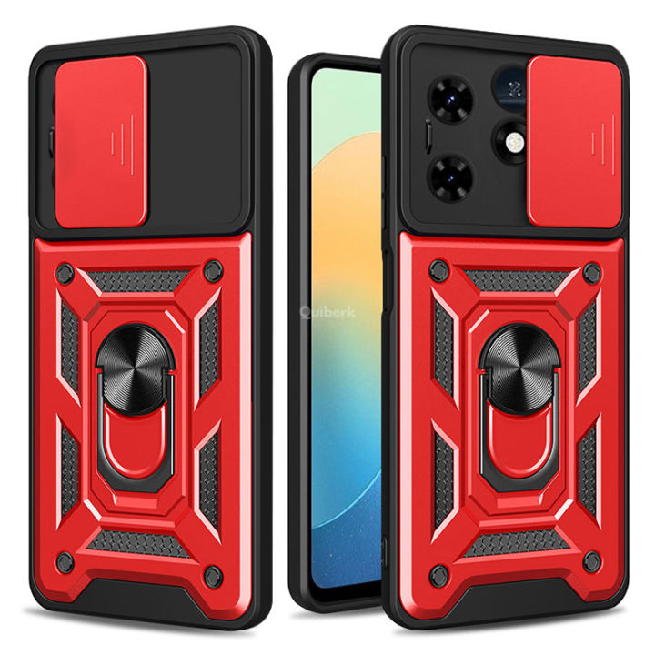 Quiberk%20for%20Tecno%20Spark%20Go%202024%20/%20Spark%2020C%20/%20Spark%2020%20/%20POP%208%20Phone%20Case%20Slide%20Camera%20Cover%20Magnetic%20Kickstand%20Hard%20Shockproof%20Armor%20Back%20Casing%20-%20Image%204