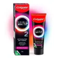 Colgate Visible White O2, Teeth Whitening Toothpaste (50g) for noticeably whiter teeth starting in 3 days. Peppermint Sparkle with Active Technology, Enamel Safe Teeth Whitening FROM INDIA(SAM). 