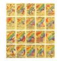pokemon cards golden 55 s Anime Pokemon PVC English Cards Rainbow Gold Silver Black Pikachu Charizard Mew Collection Battle Game Cards Toys GiftsParty Games Crafts. 