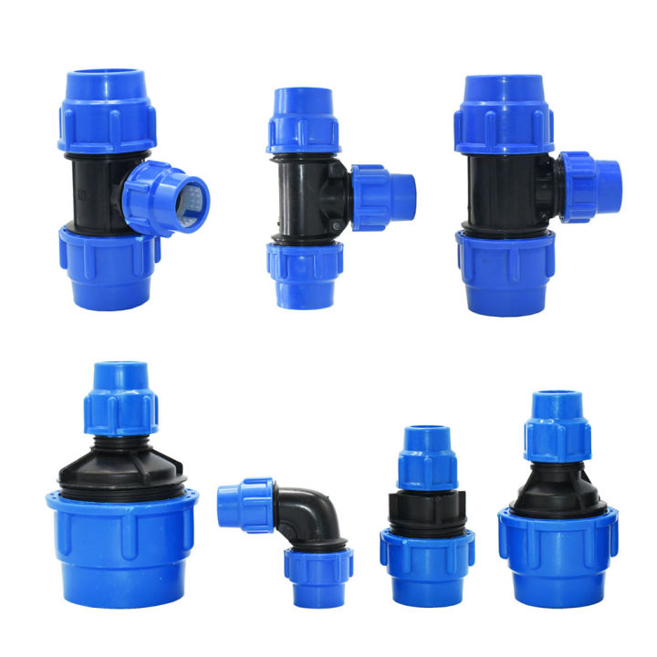 Pe Quick Connector Reducing Elbow Tee Water Splitter 63/50/40/32/25 ...