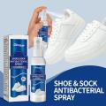 60ml Shoe Shock Antibacterial Spray Foot Odor Shoes Stink Freshener Socks Odor Remover Spray Refresh Antiperspirant. 