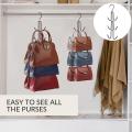 Purses Handbags Hangers, Purse Handbag Holder Metal Space Saving Hangers Bags Handbags Storage Organizer, Closet Organization. 