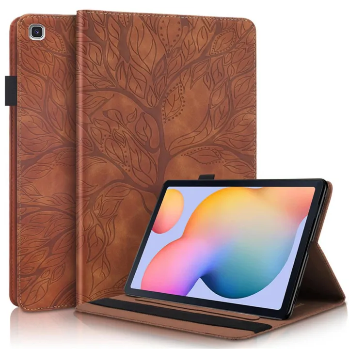Tablet%20Cover%20For%20Funda%20Samsung%20Galaxy%20Tab%20S6%20Lite%20Case%20SM%20P610%20P615%20Emboss%20Tree%20Flip%20Wallet%20Cover%20For%20Galaxy%20Tab%20S6%20Lite%20Case%20-%20Image%202