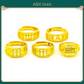 ASIX GOLD Money Catcher Ring 916 Gold Abacus Ring for Women. 