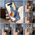 Silicone Waterproof Phone Case For LG K51/Reflect/L555DL Anti-dust Fashion Design Cartoon Cover Durable Cute Graffiti. 