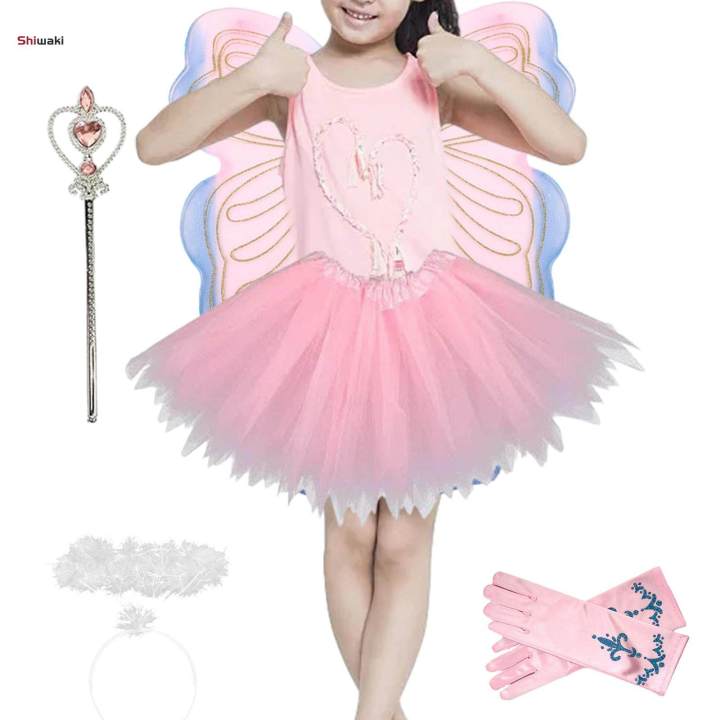 5x%20Fairy%20Costume%20for%20Girls%20Fairy%20Princess%20Costume%20with%20Tutu%20Skirts%20-%20Image%202