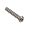 M8 x 45mm 304 Stainless Steel Phillips Machine Screw Bolt 5pcs. 