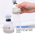 360° Rotatable Faucet Aerator Water Saving Kitchen Tap Head High Pressure Sink Sprayer Head Anti -Splash Tap Boos-ter 3 Modes Adjustment. 