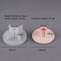 Round Candle Holder Silicone Mold Nordic Candlestick Cement Plaster Craft Mould DIY Cute Flower Shape Resin Candle Stand Molds. 