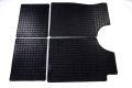 Alto Mat carpet for Maruti Suzuki Alto (Set of 4pieces, Black, Made with natural Rubber), Full coverage. 