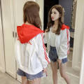 Older Children Korean Style Sun-Protection Clothing Loose All-Matching Women's Junior High School Student Thin Coat Summer College Style Cardigan Beachwear. 