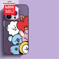 Anedshaop BTS BT21 phone case for iphone 16 15 14 plus 13 12 11 pro max cover Luxury Anti drop funda Korean cartoon tata cases carcasa. 